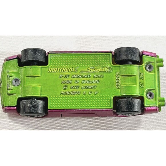 Vintage 1972 Matchbox Superfast No.32 Maserati Bora LESNEY Made in England - Picture 9 of 10